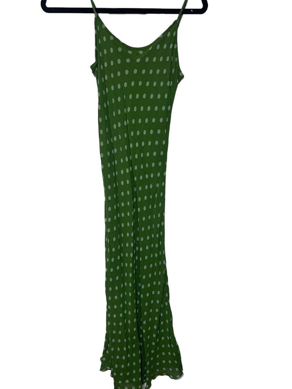 Reformation Emerick Dress in Green Polka Dot - XS - Picture 6 of 7